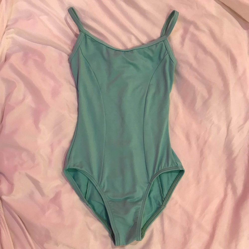 Teal Camisole Leotard from Motionwear